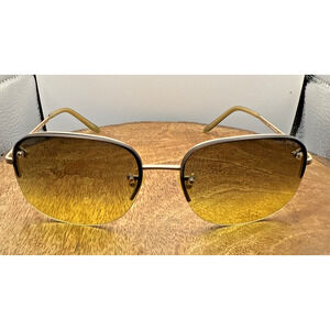 Unique Vintage Polo Jeans Co. Charisma Sunglasses Gold Frame‎ 58-16-135